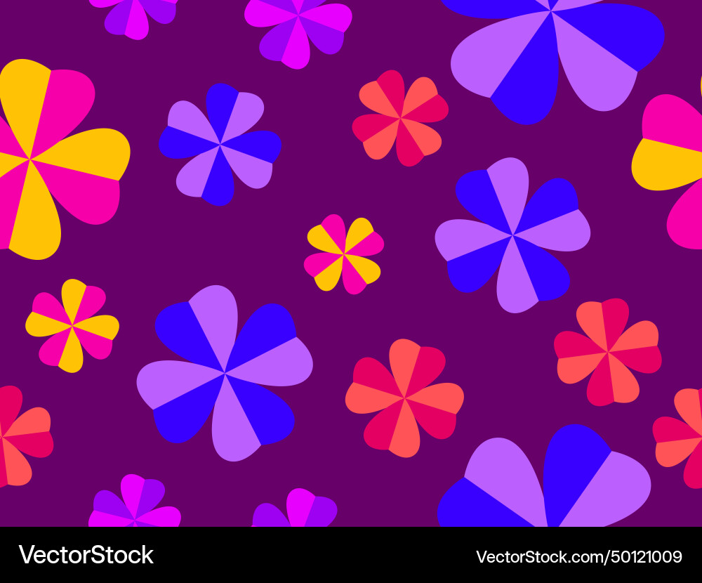 Seamless pattern with clovers for st patricks day Seamless pattern with clovers for st patricks day vector image