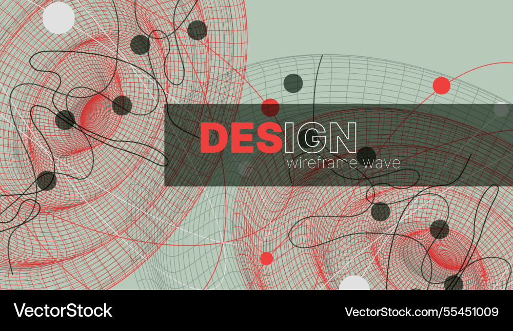 Template for science and technology presentation vector image