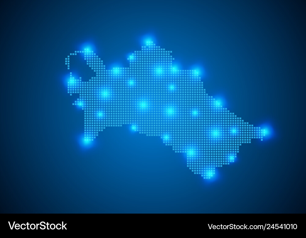 Abstract blue background with map internet line Abstract blue background with map internet line vector image