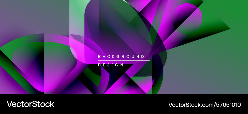 Abstract geometric shapes overlap creating Abstract geometric shapes overlap creating Vector Image