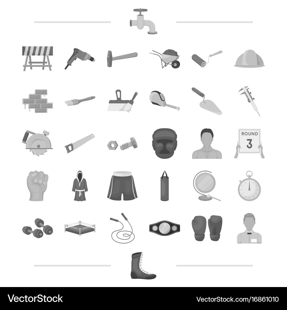 Building architecture and other web icon in black Vector Image
