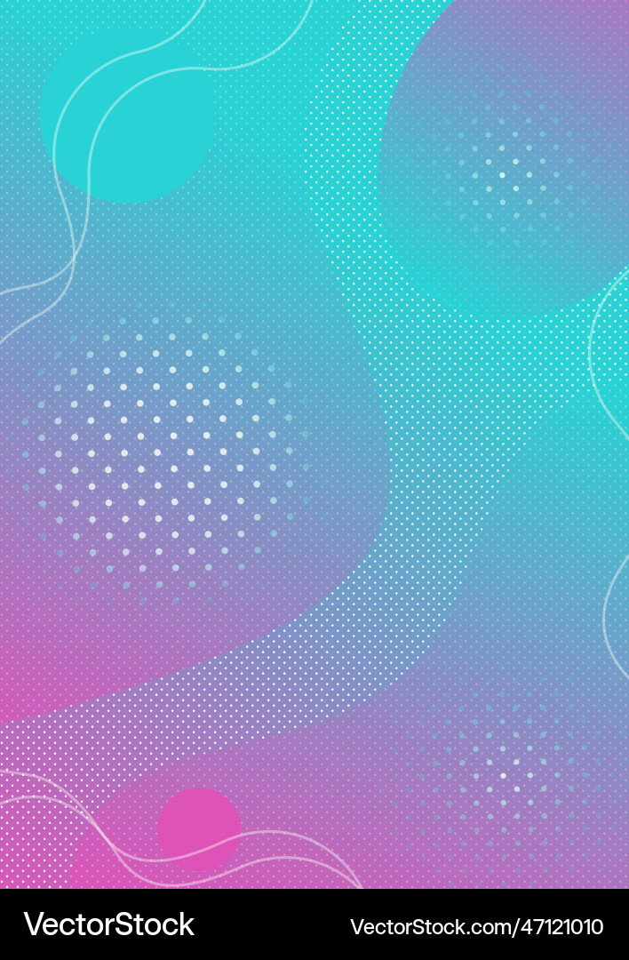 Cover template with fluid gradient shapes Cover template with fluid gradient shapes vector image