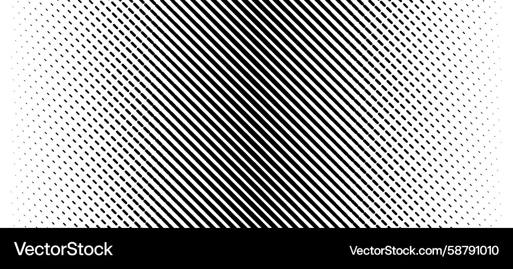 Diagonal halftone gradient background with black Diagonal halftone gradient background with black Vector Image