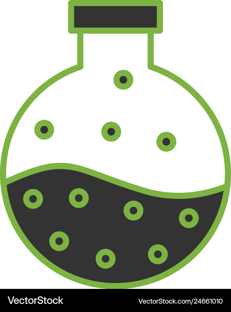Flask icon vector image