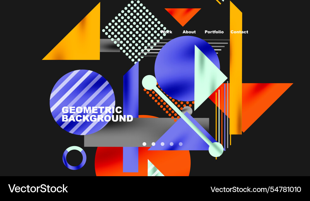 Geometric background showcasing sharp lines Geometric background showcasing sharp lines vector image
