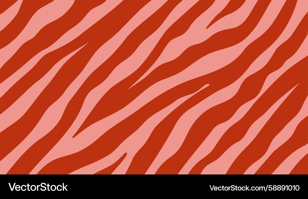 Retro Psychedelic Zebra Pattern Vector Image