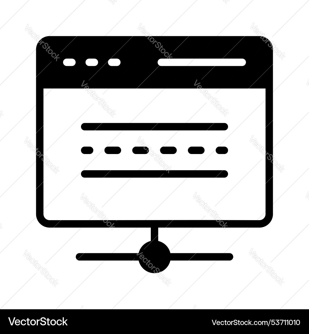 Web hosting vector image