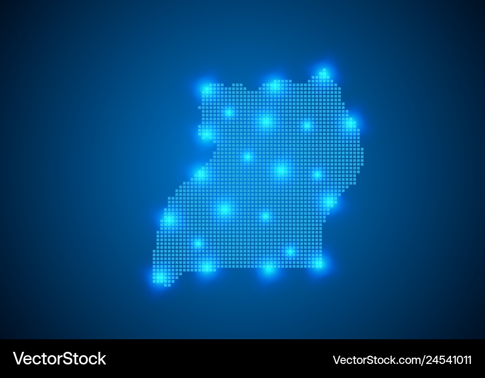 Abstract blue background with map internet line Abstract blue background with map internet line vector image