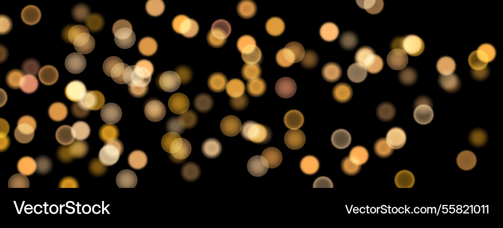 Abstract color shining bokeh isolated Vector Image