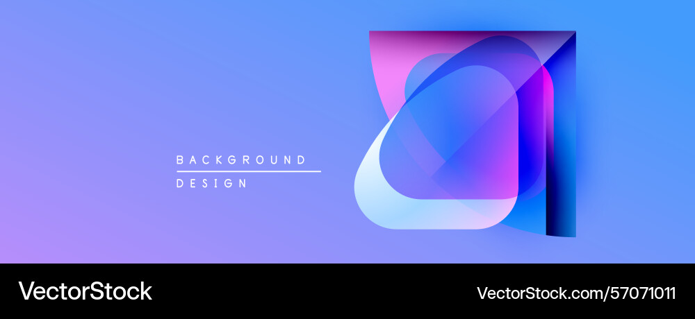 Abstract geometric shapes overlap creating Abstract geometric shapes overlap creating vector image