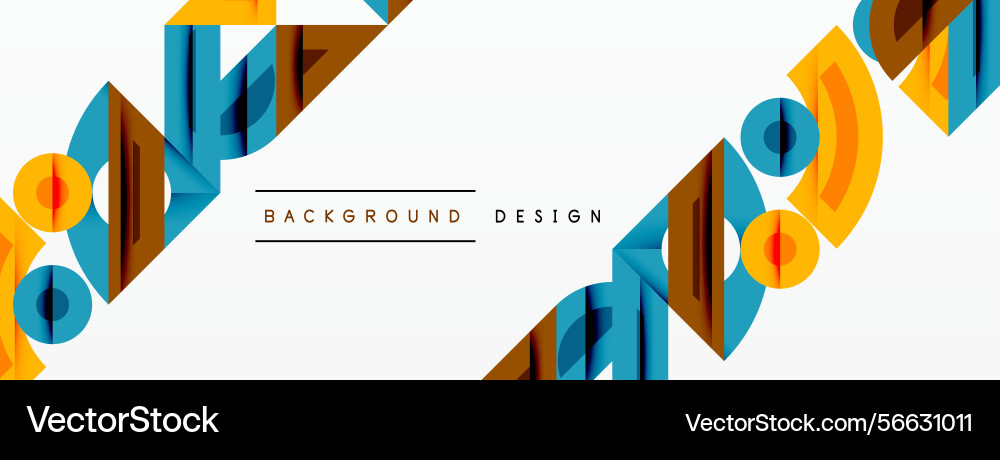 Abstract geometric shapes repeat creating dynamic Abstract geometric shapes repeat creating dynamic vector image