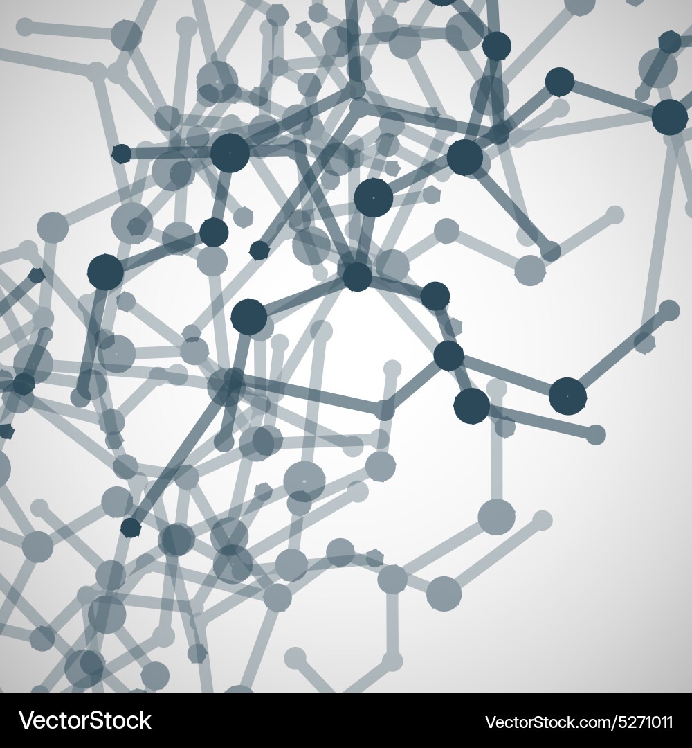 Abstract network on a light background vector image