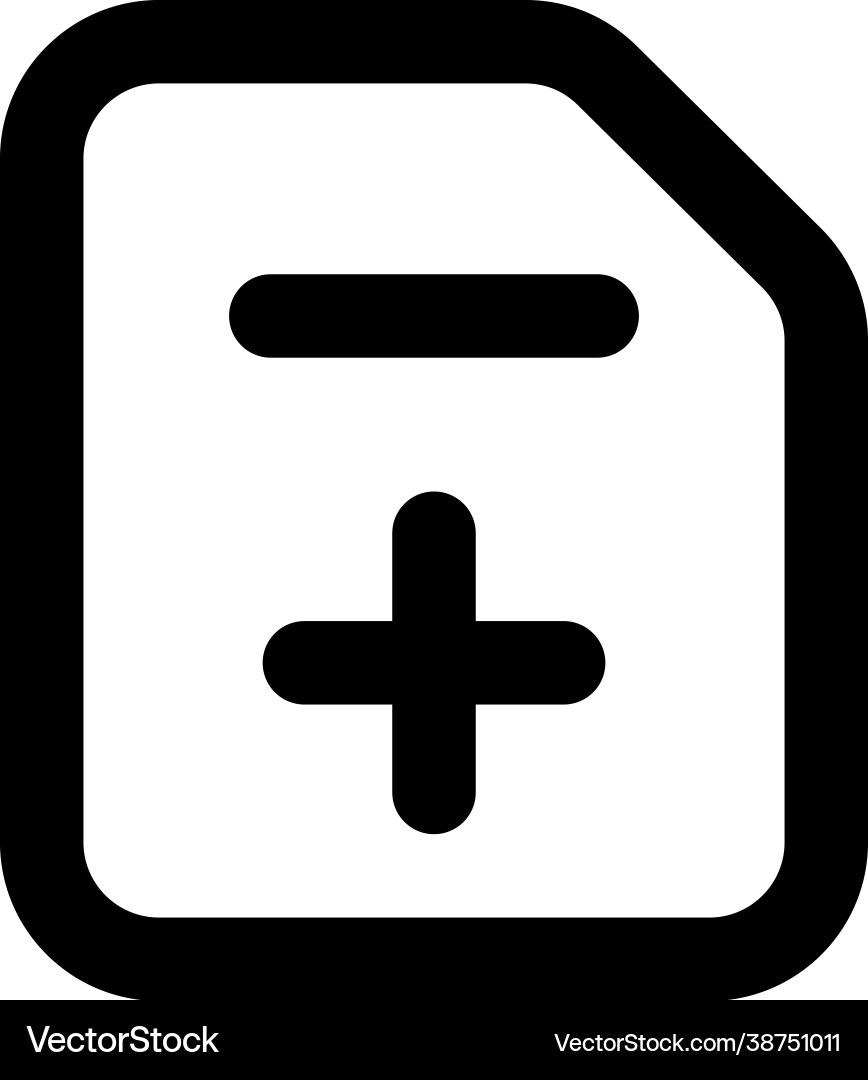 Maths file Vector Image