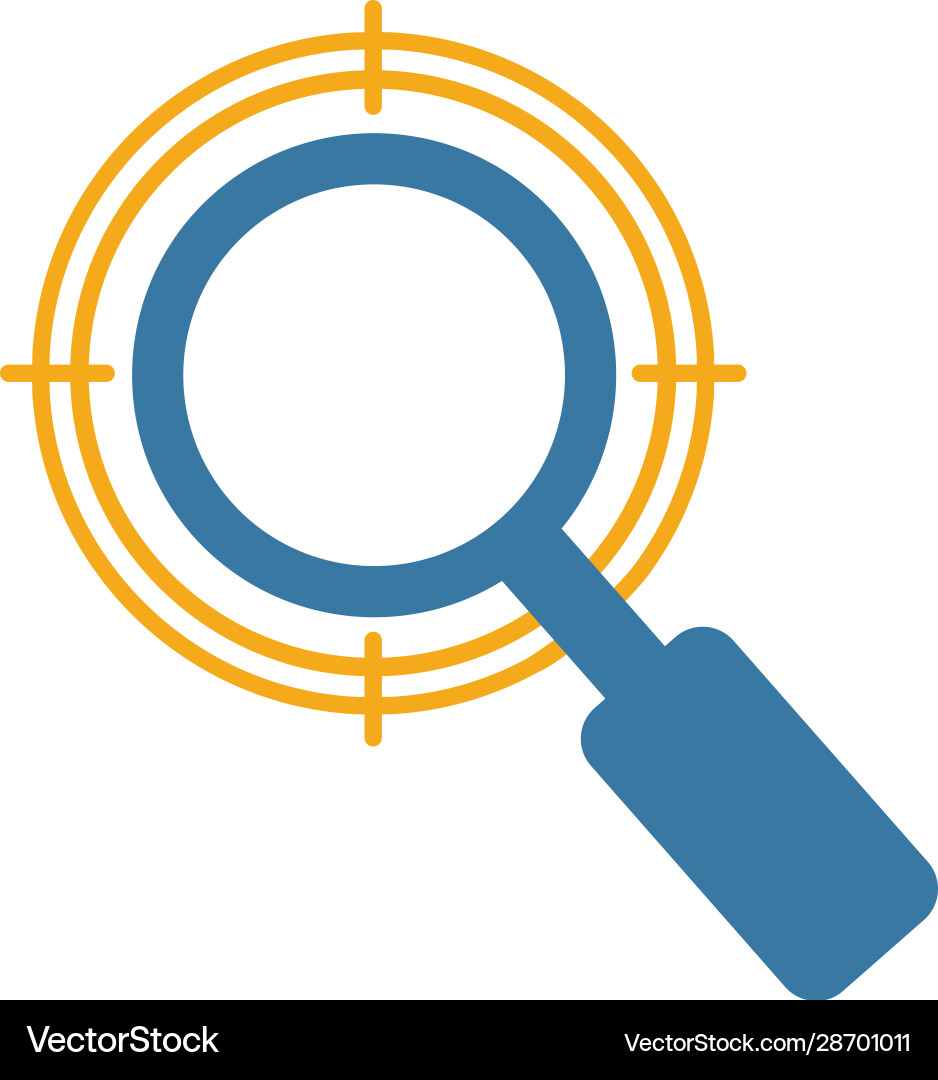 Seo icon simple element from web development Vector Image