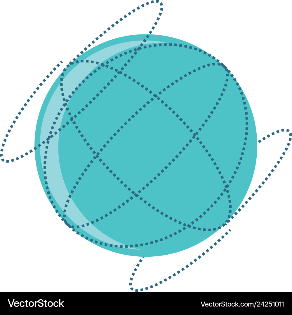 Sphere browser isolated icon Vector Image