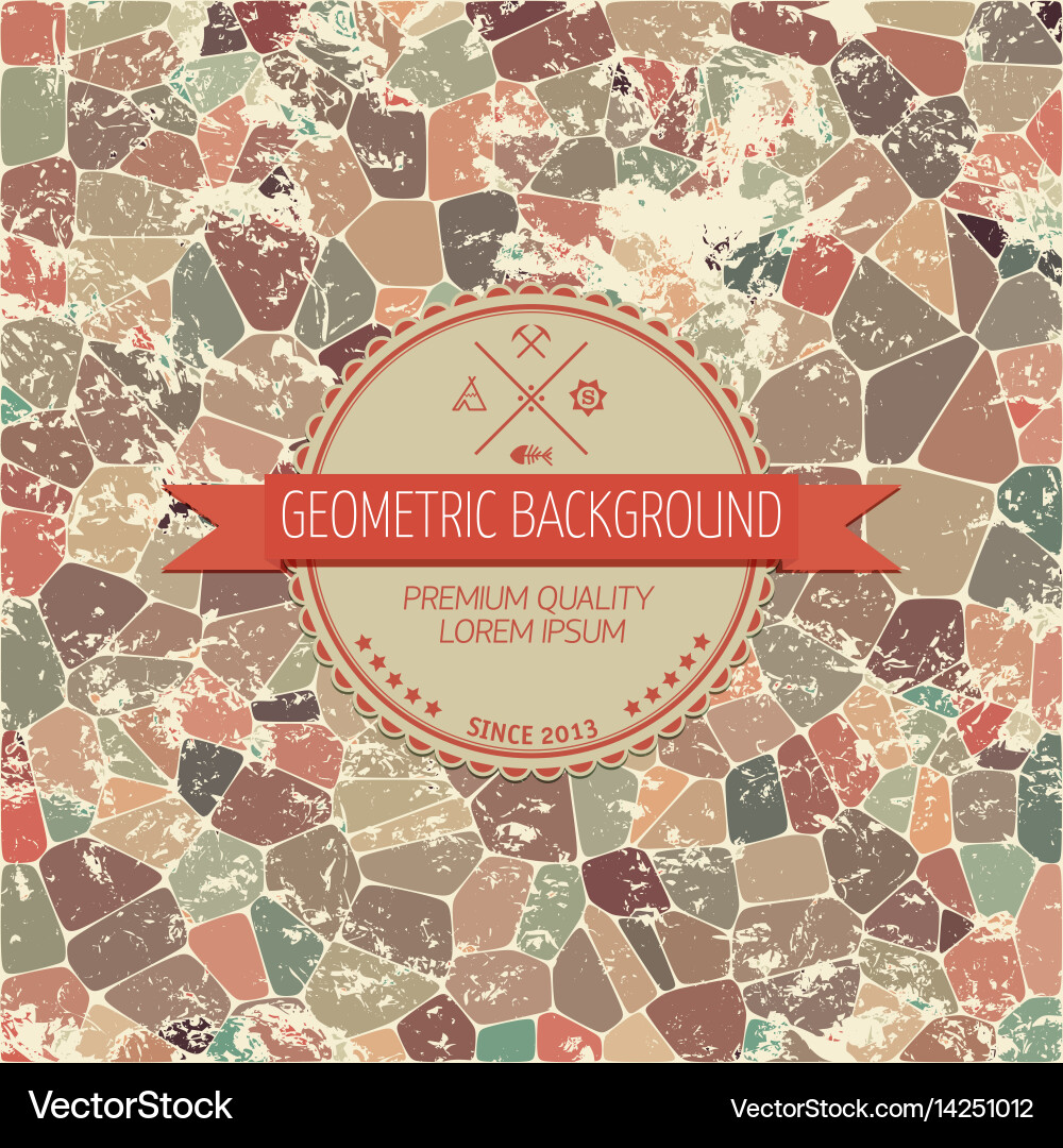 Abstract background geometric design Vector Image