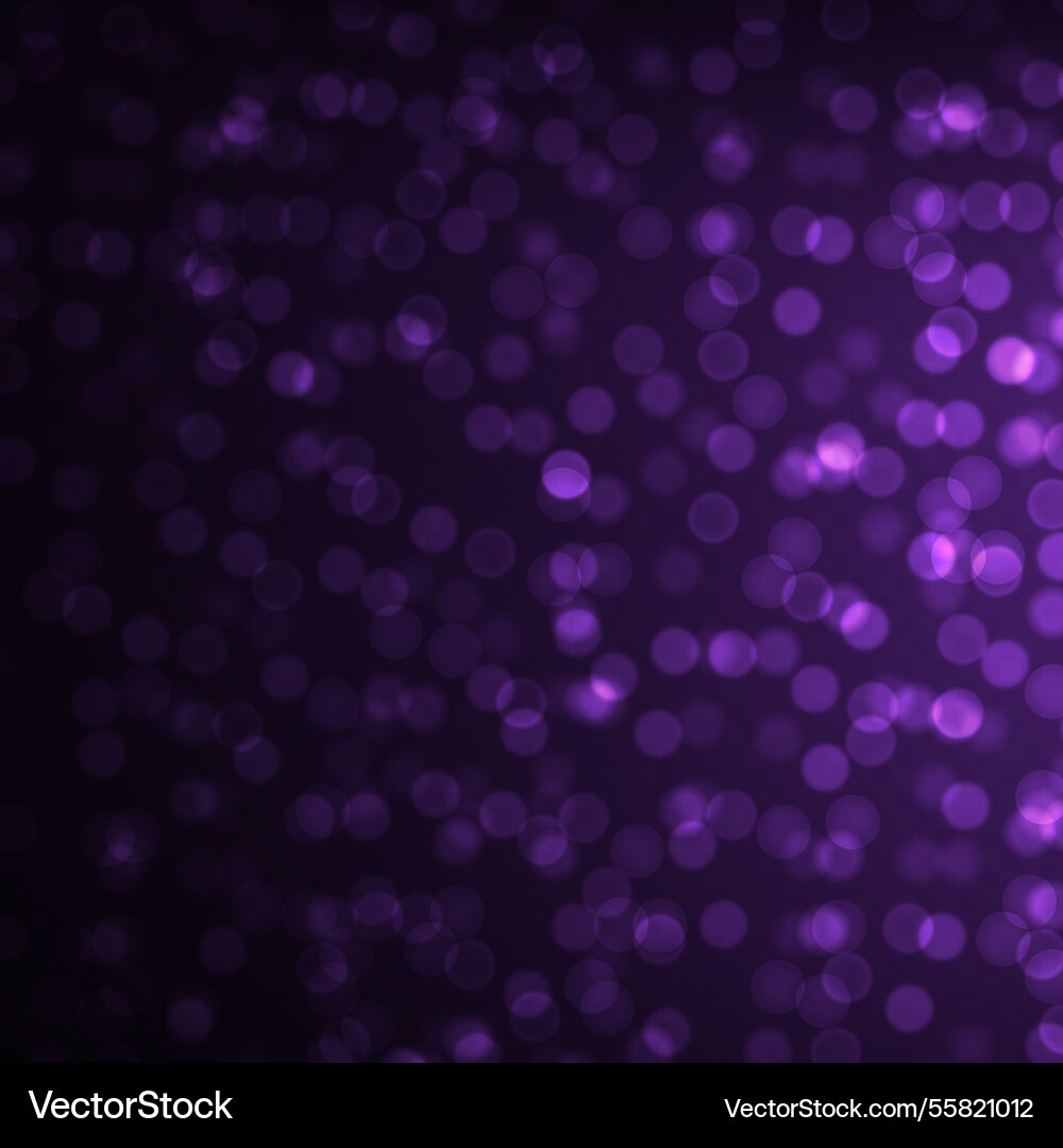 Abstract color shining bokeh isolated Vector Image