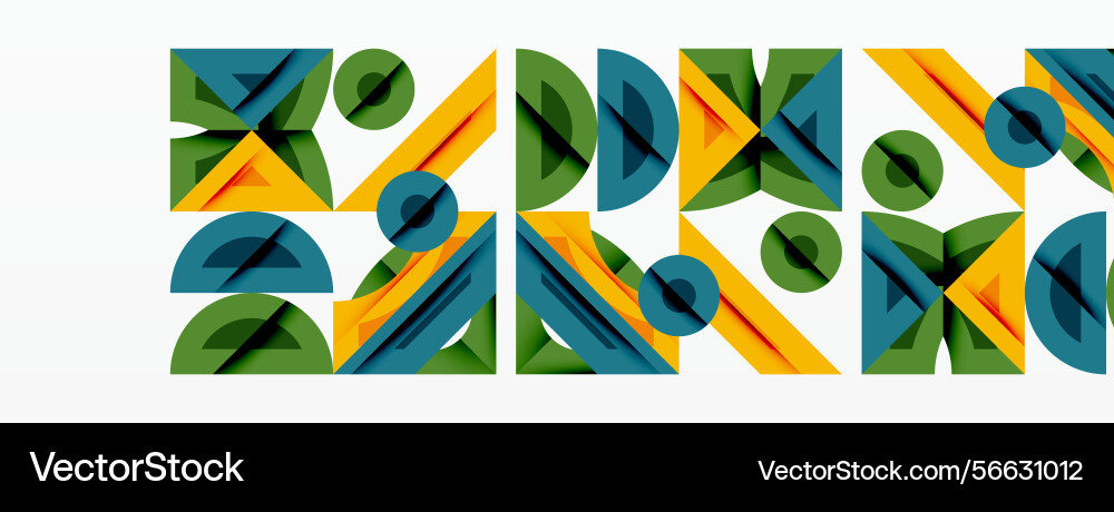 Abstract geometric pattern shapes repeat creating Abstract geometric pattern shapes repeat creating Vector Image