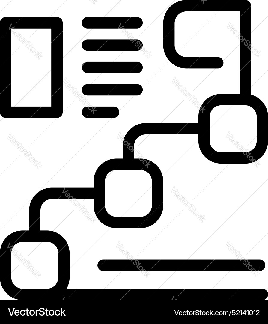Algorithm zeigt Datenverarbeitung mit Verbindung Algorithm zeigt Datenverarbeitung mit Verbindung vektorbild