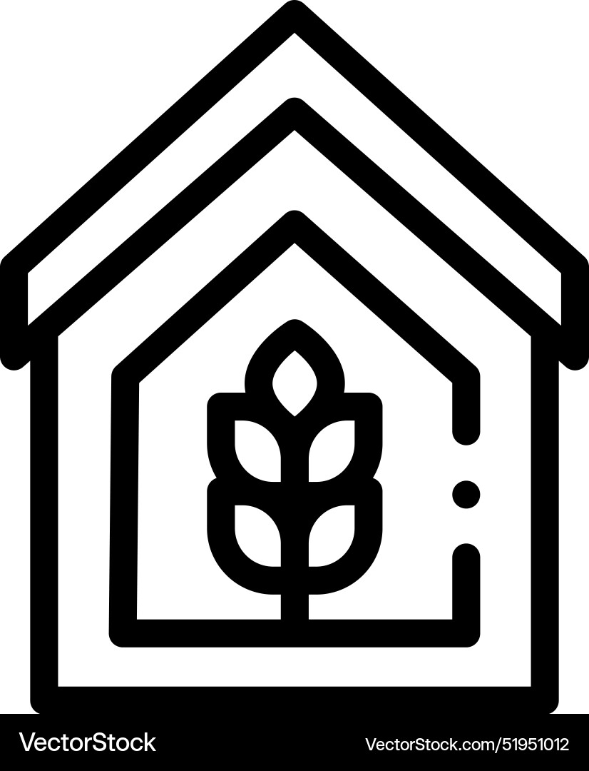Cereal icon thin linear style design isolated Cereal icon thin linear style design isolated vector image
