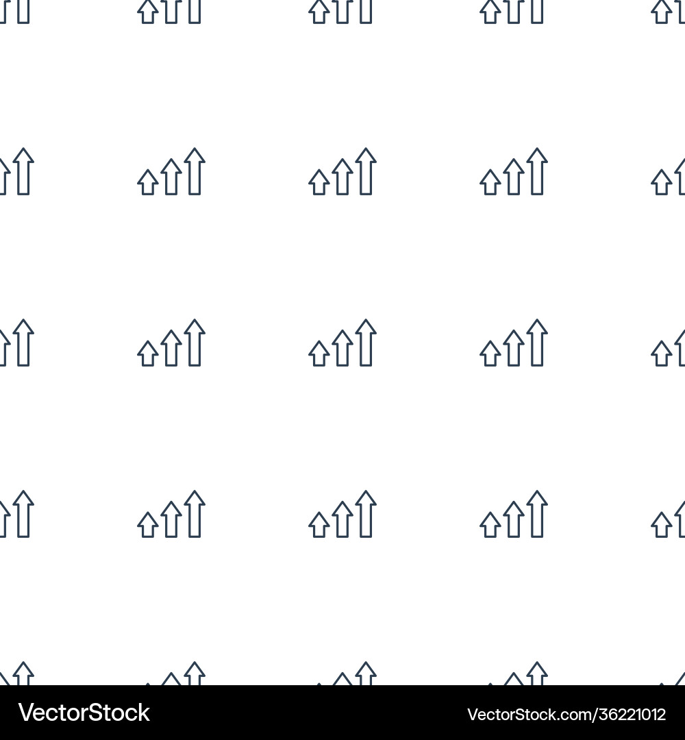 Graph icon pattern seamless white background vector image
