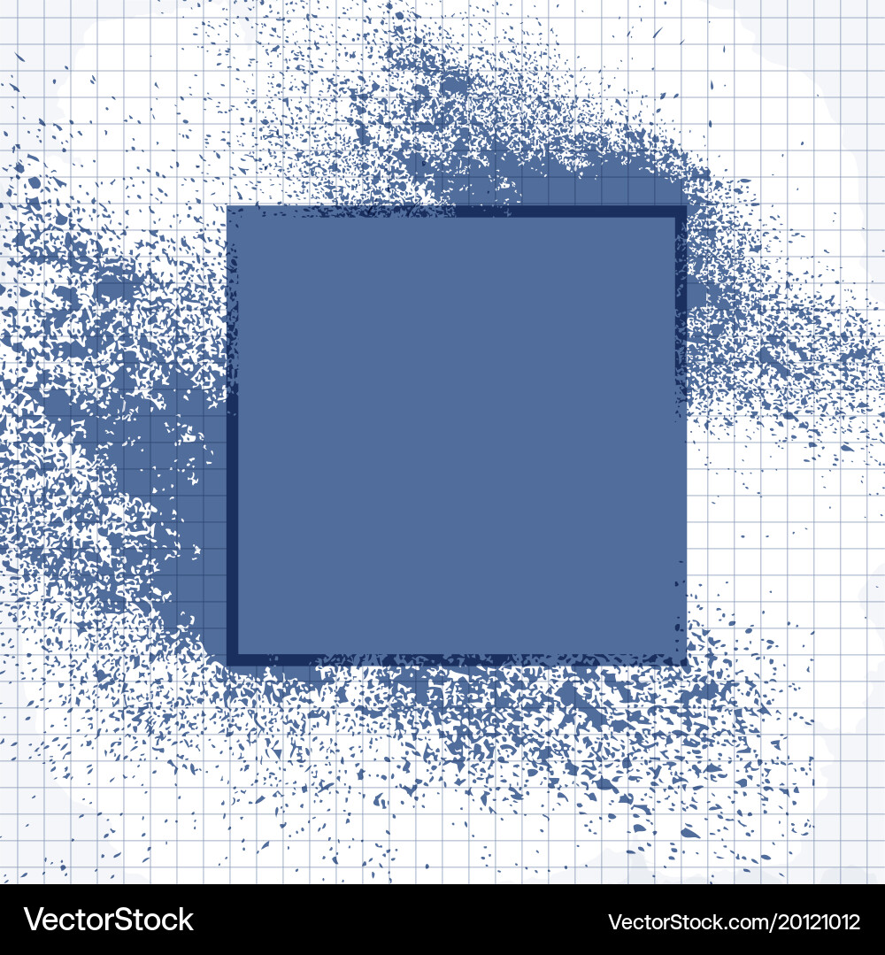 Grunge Splash Texture Background vector image