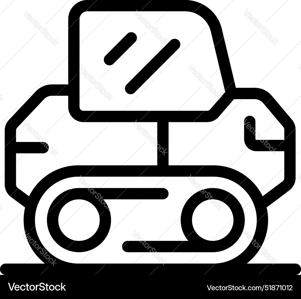 Mars rover exploring the surface of red planet Vector Image