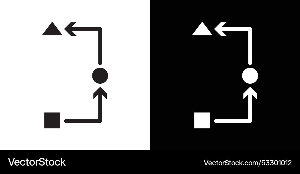 Process method step procedure or workflow icon Vector Image