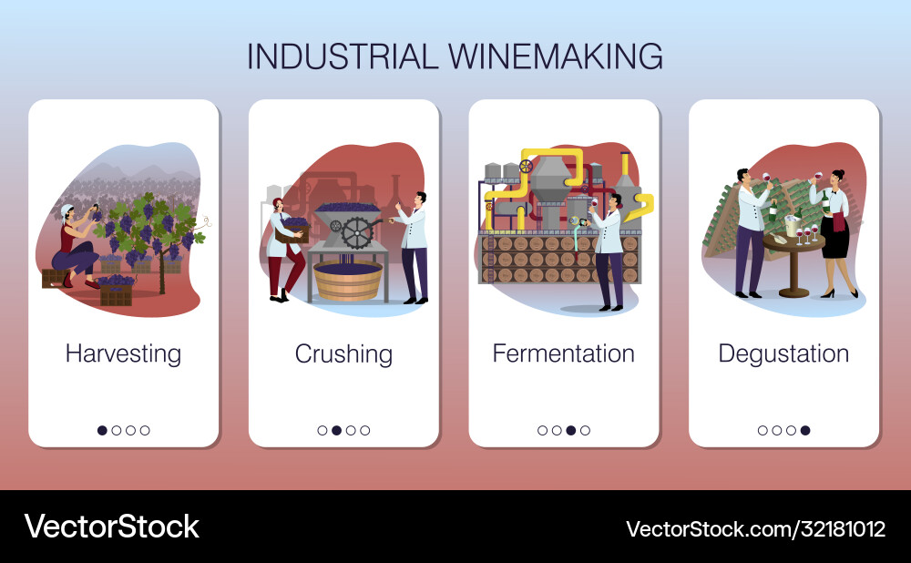 Set design mobile app pages on theme Set design mobile app pages on theme Vector Image