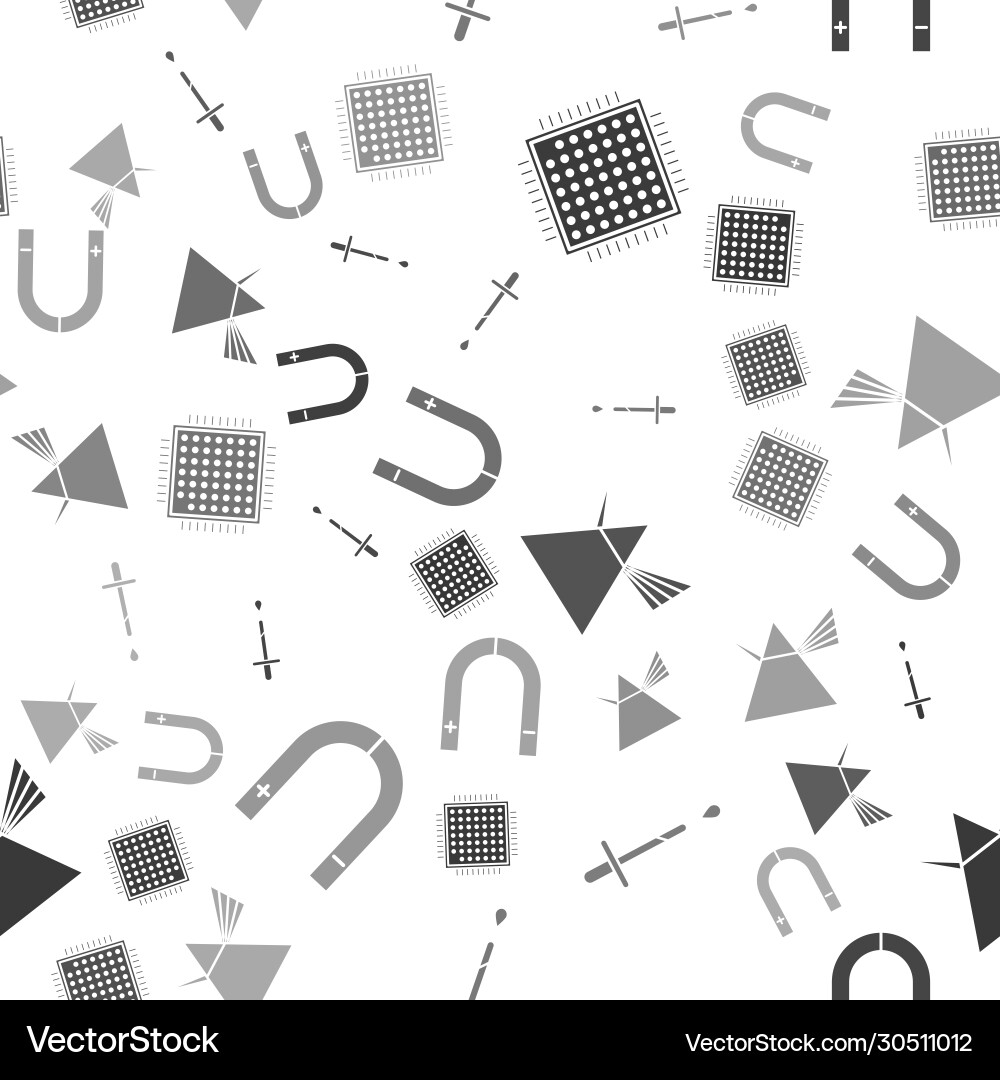 Set processor pipette light rays in prism Set processor pipette light rays in prism vector image