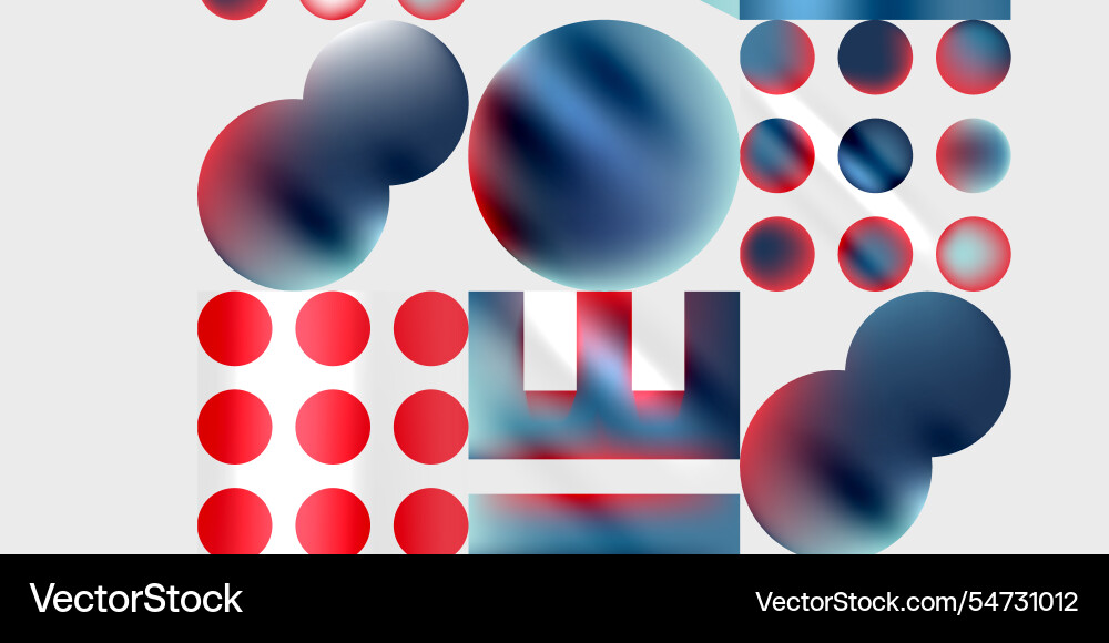 Simple shapes - circles triangles rectangles Vector Image