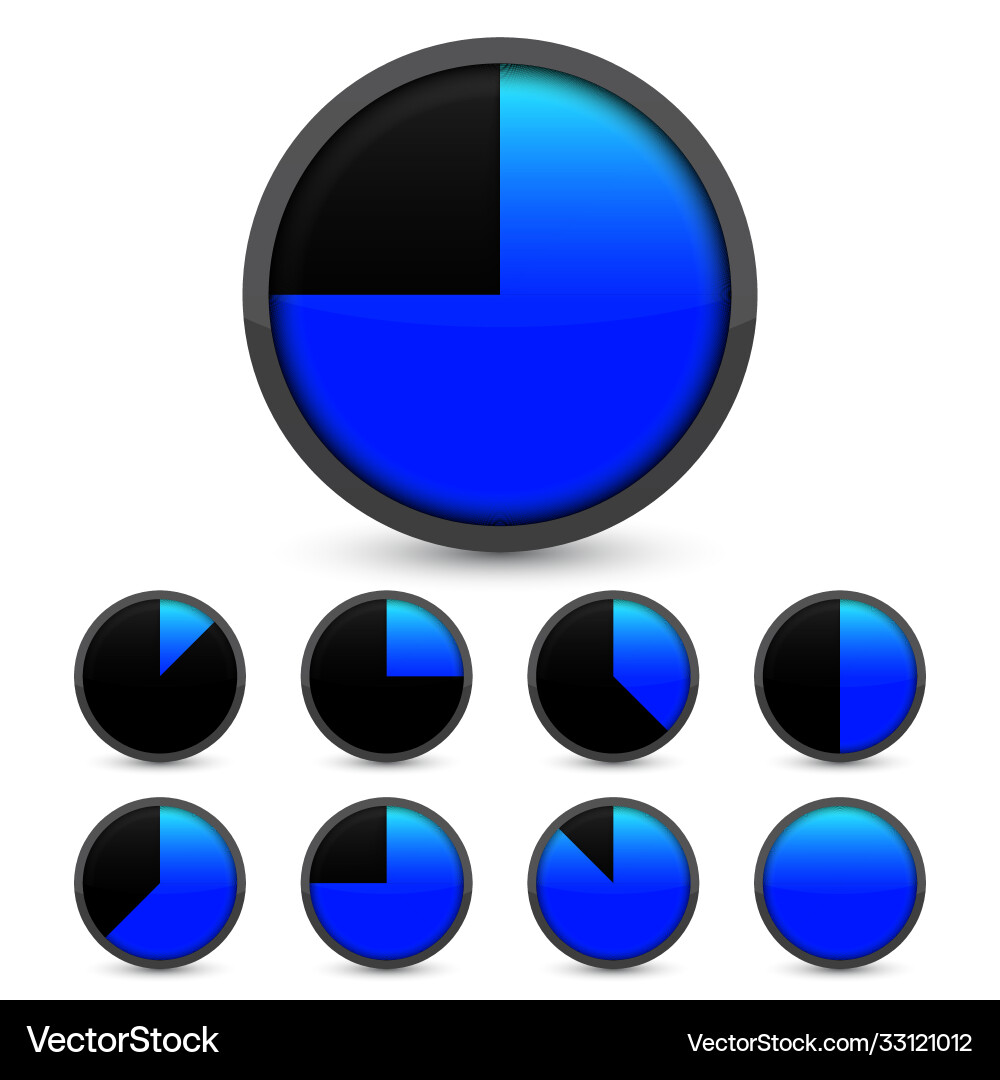 Timer and clock isolated set icons stopwatch icon Timer and clock isolated set icons stopwatch icon vector image