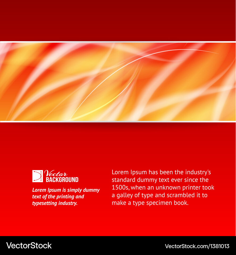 Abstract smooth horizontal background vector image