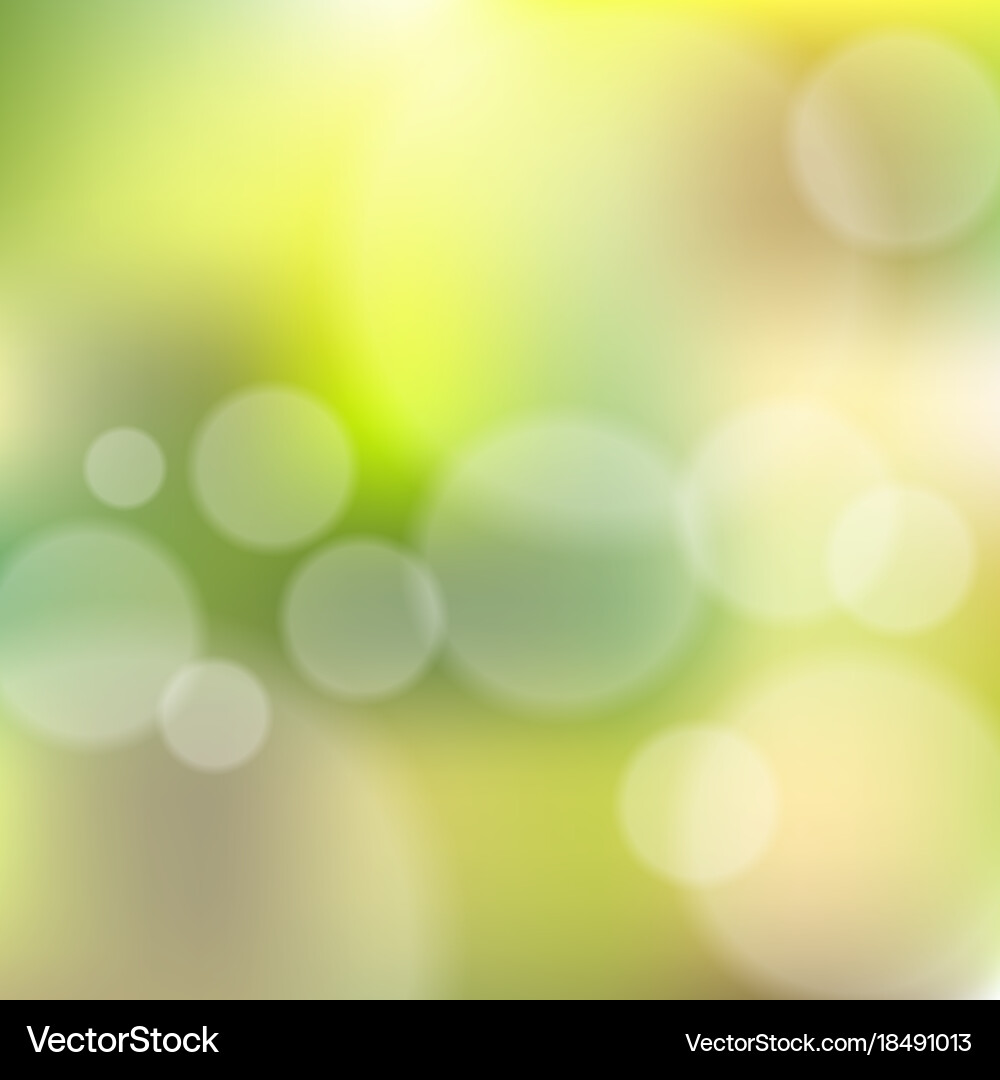 Blurred background with bokeh Vector Image