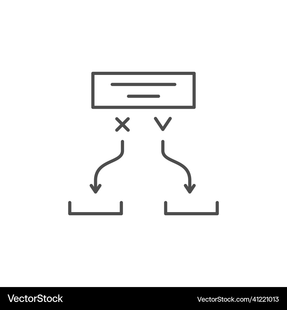 Computeralgorithmen Linie Umriss-Symbol Computeralgorithmen Linie Umriss-Symbol vektorbild