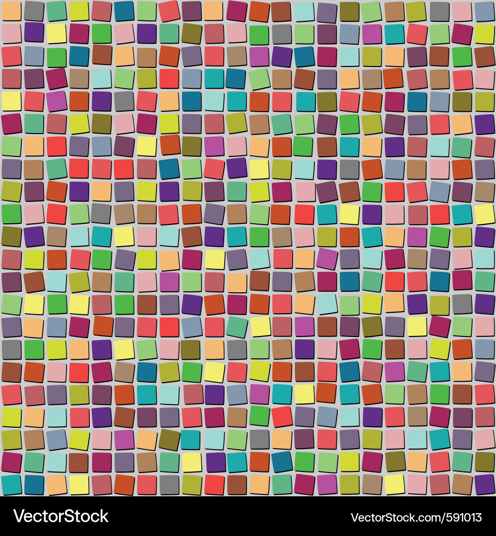 Geometric Checkerboard Pattern vector image