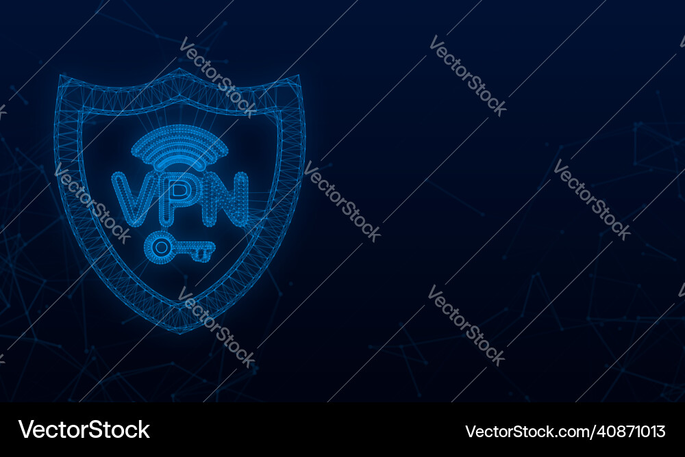 Secure vpn connection concept virtual private Secure vpn connection concept virtual private vector image