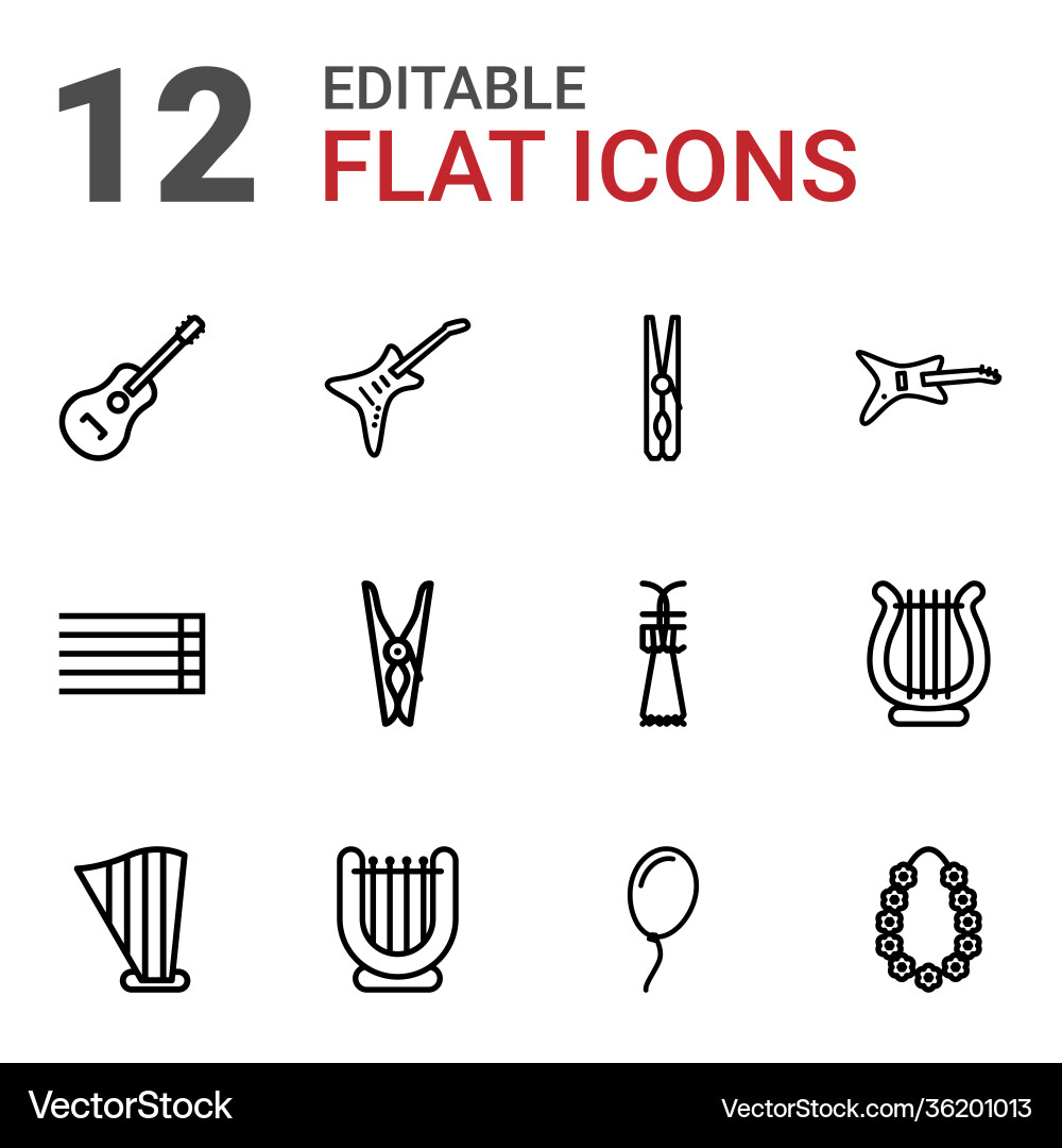 String icons String icons vector image
