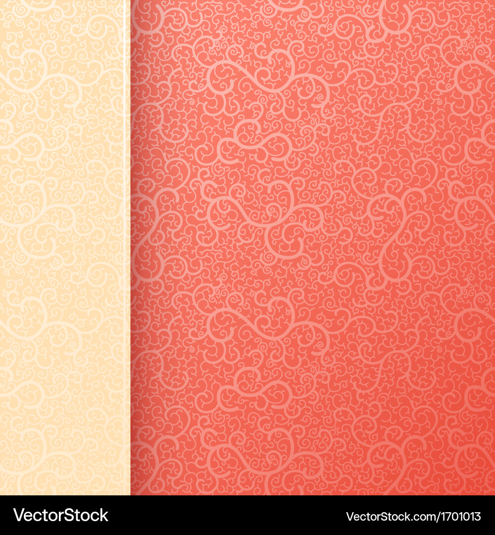 Swirls and Scrolls Pattern vector image