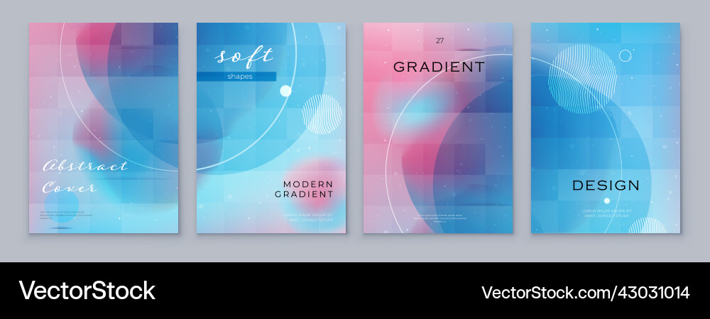 Abstract Fluid Gradient Background vector image