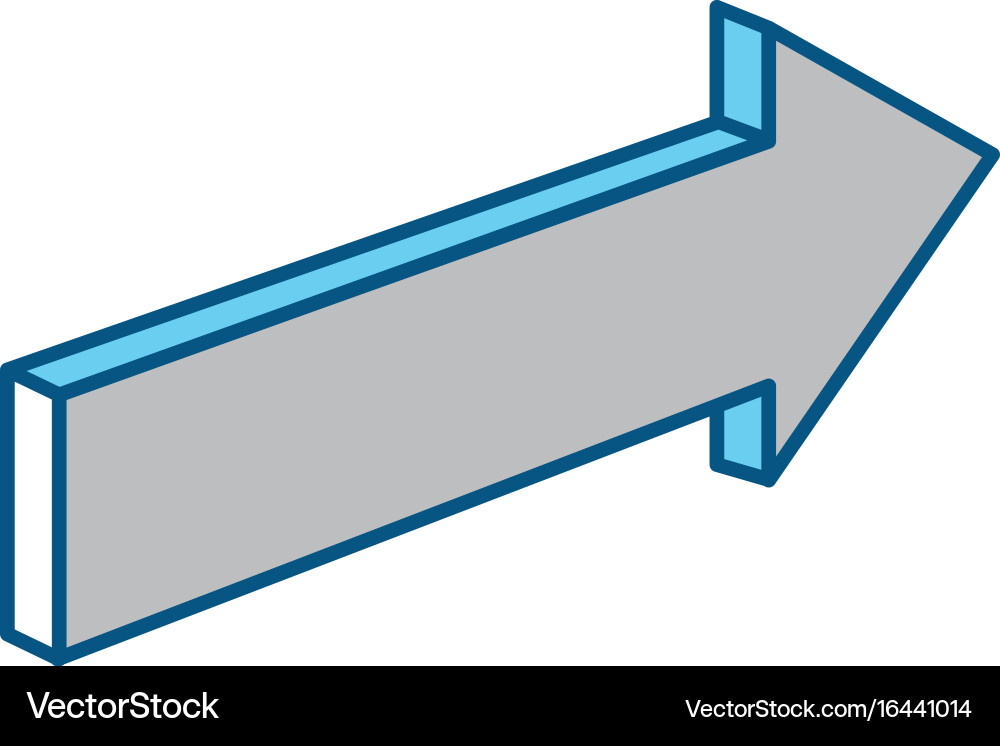 Arrow pointer symbol vector image
