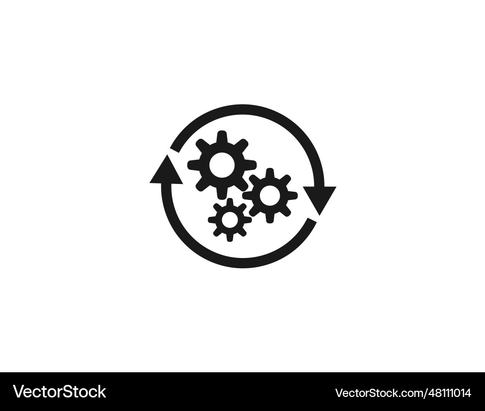 Automatism process icon Automatism process icon vector image