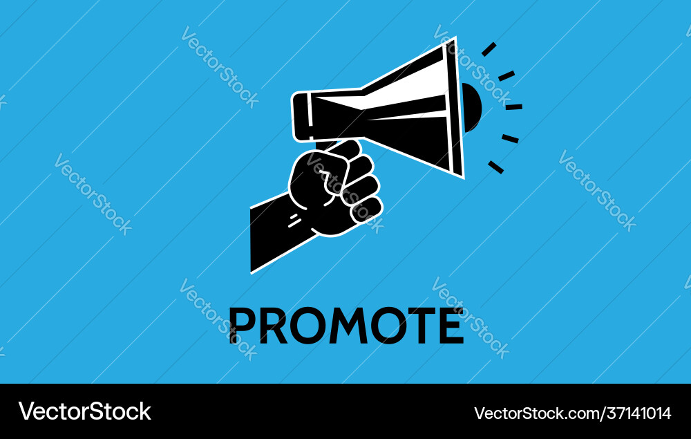 Ipromotion concept symbol design con simple Ipromotion concept symbol design con simple vector image