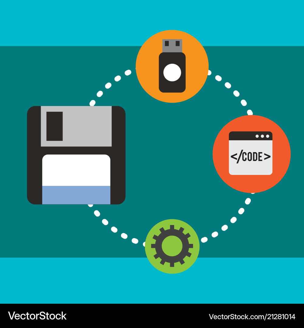 Program coding website Program coding website vector image