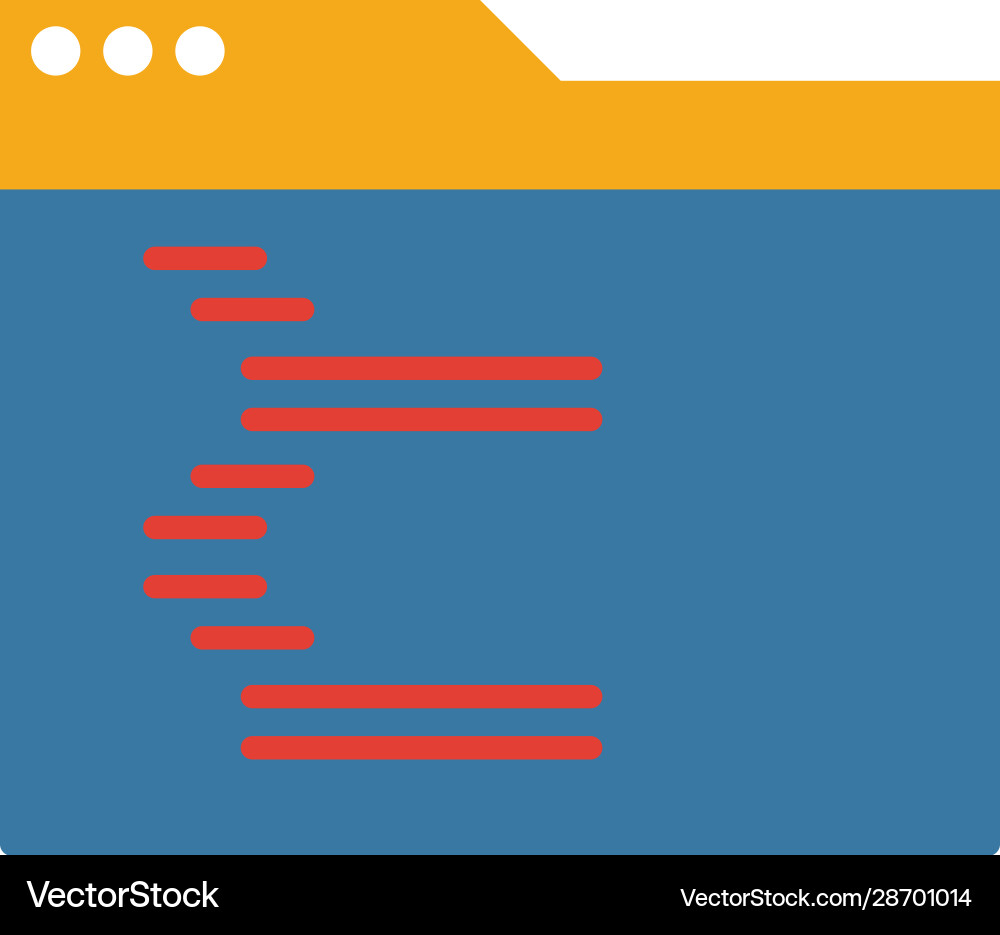 Programmierung Symbol einfaches Element aus Web Programmierung Symbol einfaches Element aus Web vektorbild