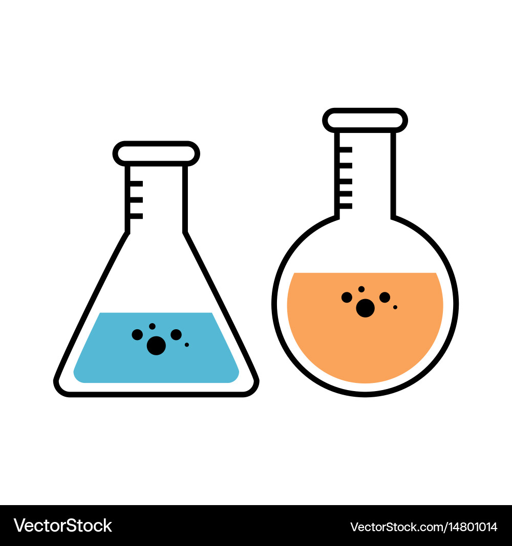 Science-related objects design Vector Image