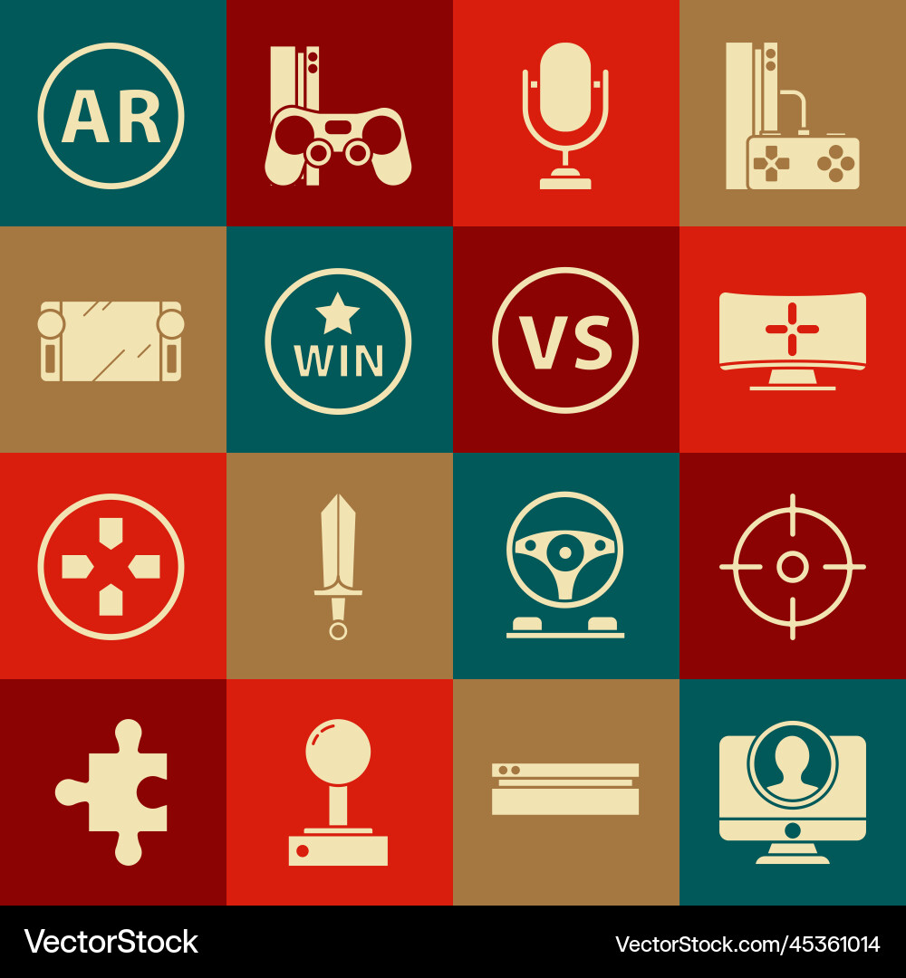 Set create account screen target sport computer Vector Image