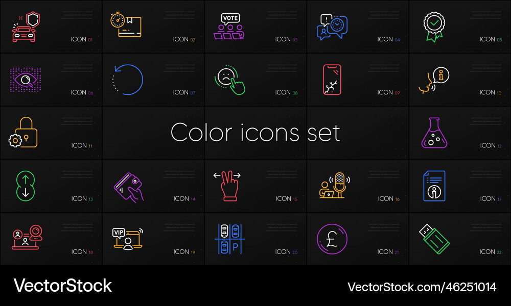 Set of smartphone broken touchscreen gesture Set of smartphone broken touchscreen gesture vector image