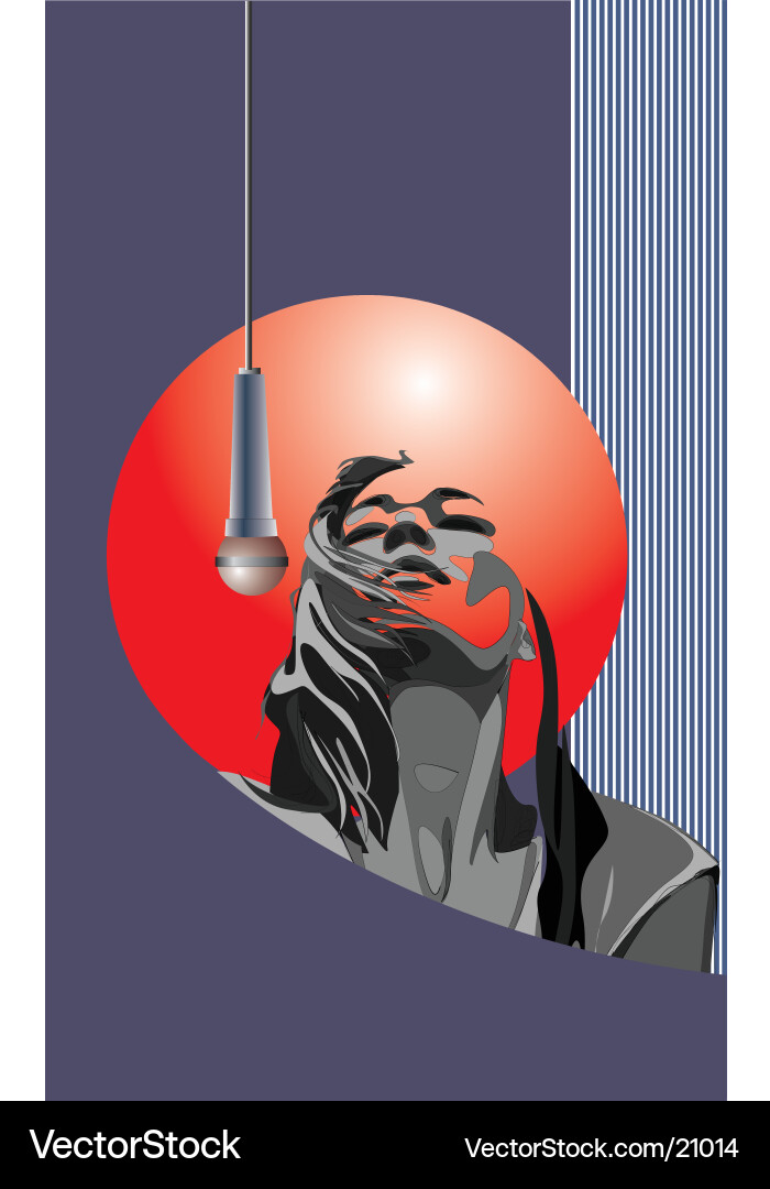 Singer Royalty Free Vector Image - VectorStock