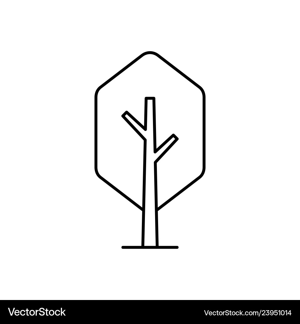 Tree icon Vector Image
